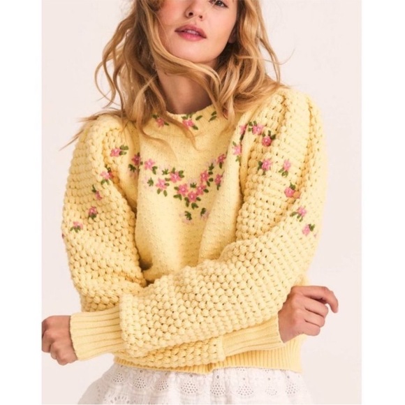 LOVESHACKFANCY Embroidered Sweater - Picture 9 of 16